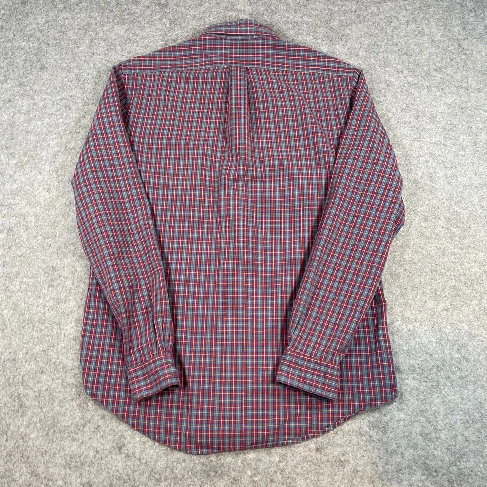Polo Ralph Lauren Mens Button Down Shirt L Plaid Long Sleeve Classic Fit Prep